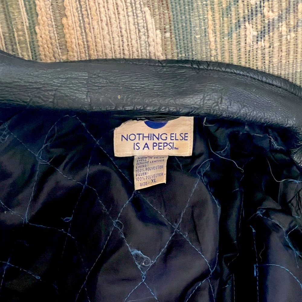 Pepsi commemorative leather jacket